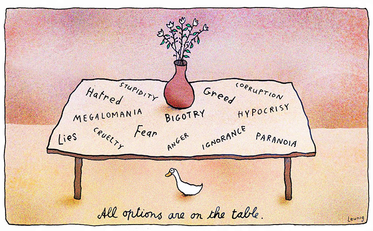 All Options are on the Table - Leunig