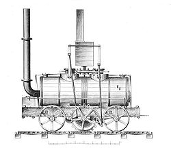 Blenkinsop's rack locomotive, 1812 (British Railway Locomotives 1803-1853).jpg